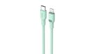Havit, kabel, Typ C-Lightning CB6281, 1m, zielony