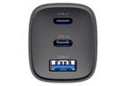 Havit, ładowarka, UC20 EU USB-C+USB-C+USB-A, czarny