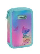 Head, piórnik rozkładany, podwójny, Kitty Ombre