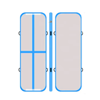 Hedo, airtrack, materac gimnastyczny, ścieżka, niebieski, 400-100-10 cm