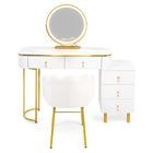 Hedo, Verdiro, toaletka kosmetyczna z lustrem LED, biała