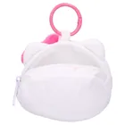 Hello Kitty, Plushie Pals, pluszowy brelok z kieszonką, biały