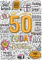 Henry, karnet A5, 50-urodziny graffiti