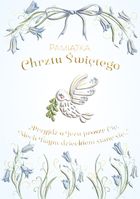 Henry, karnet A5, chrzest, gołąbek w kwiatach dla chłopca