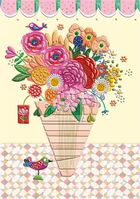 Henry, karnet A5 z kopertą, złocony, Wazon