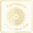 Henry, zaproszenie, Komunia, hostia biała, 5 szt.