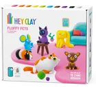 Hey Clay, Puchate Zwierzaki, masa plastyczna, 15 szt.