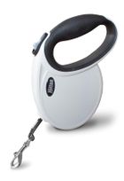 Hilton, Smart Dog Tape M, smycz automatyczna, biała, 4m