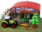 Hipo, farma, traktor z szopą i figurkami, 16 elementów