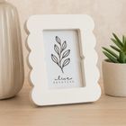 Home Styling Collection, Base, ramka na zdjęcie z falowanym brzegiem, 16-2,2-20,8 cm