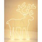 Home Styling Collection, dekoracja świąteczna LED, renifer, 100-80 cm