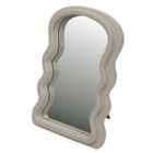 Home Styling Collection, dekoracyjne lustro w falistej ramie, 18-26 cm