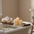 Home Styling Collection, dekoracyjne świece LED 7,5 cm, 3 szt.