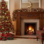 Home Styling Collection, figurka bożonarodzeniowa, renifer, 35 cm