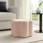 Home Styling Collection, Kwiatek Yore, pufa, baranek, 34-34-29 cm