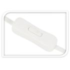 Home Styling Collection, lampa stołowa ceramiczna z kloszem z plecionki Ø 24-42 cm