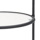 Home Styling Collection, Loft, szklany stolik kawowy metalowy