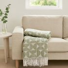 Home Styling Collection, Myk, koc żakardowy z frędzlami, 130-160 cm