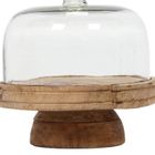 Home Styling Collection, patera na ciasto z drewna mango, średnica 19 cm