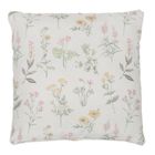 Home Styling Collection, poduszka dekoracyjna w kwiatowy wzór, 45-45 cm