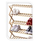 Home Styling Collection, Roniv, stojak na buty 5-poziomowy, bambusowy, 67-25-87 cm