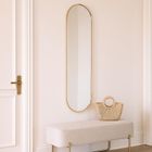 Home Styling Collection, Soro, owalne lustro na ścianę, 30-100 cm