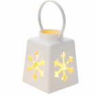 Home Styling Collection, świąteczny lampion ze świecą LED, 14 cm