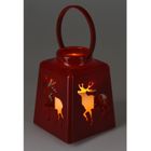 Home Styling Collection, świąteczny lampion ze świecą LED, 14 cm