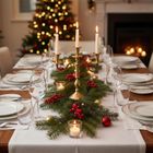 Home Styling Collection, świecznik trójramienny, złoty, 30 cm