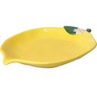 Home Styling Collection, Syro, talerz dekoracyjny z motywem owoców, 25-18-3 cm