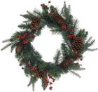 Home Styling Collection, wieniec świąteczny z szyszkami, 45 cm