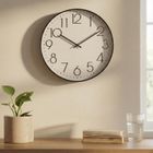 Home Styling Collection, zegar ścienny, czarny, 50 cm