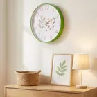 Home Styling Collection, zegar ścienny, kwiatowy, 30 cm