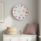 Home Styling Collection, zegar ścienny, kwiatowy, 30 cm