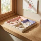 Home Styling Collection, zestaw 4 drewnianych tac, 30-30-3 cm