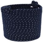 Home Styling Collection, zestaw koszy dekoracyjnych, Rope, 3 szt., granatowe