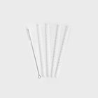 Homla, Alcole, zestaw słomek, szklanych z czyścikiem, 5 szt.