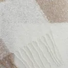 Homla, Allora, koc z przędzy, boucle ecru, 130-170 cm