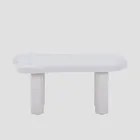 Homla, Alto, stolik kawowy, lakierowany, szary, 100-60-45 cm