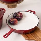 Homla, Andreas, patelnia żeliwna, bordowa ombre, 26 cm