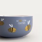 Homla, Annbee, miska, z pszczołą granatowa, 13 cm