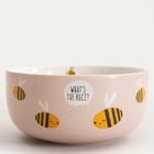 Homla, Annbee, miska, z pszczołą różowa, 13 cm