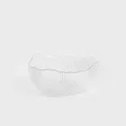 Homla, Apola, miska, ryflowana transparentna, rozmiar M, 7,5-17 cm
