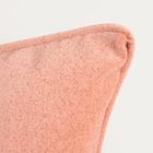 Homla, Armadale, poszewka, brązowa z lamówką, 45-45 cm