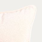 Homla, Armadale, poszewka, ecru z lamówką, 45-45 cm