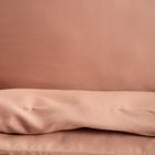 Homla, Avelia, pościel, satynowa z domieszką wiskozy ciemnobeżowa, 140-200