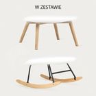 Homla, B2 Moss Plus, fotel, 2w1 welurowy szary, 70-95 cm