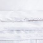 Homla, Bamsa, pościel, gładka z satyny bambusowej biała, 200-220 cm