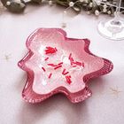 Homla, Blits, talerzyk, choinka różowa mała, 16 cm