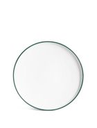 Homla, Blyde, talerz, z zielonym rantem, 20 cm